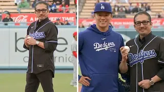 FX's 'Shōgun' star Hiroyuki Sanada throws ceremonial 1st pitch at Dodgers-Cardinals game