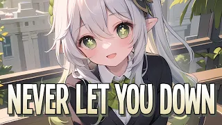 Nightcore - Never Let You Down | Itro [Sped Up]