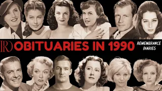 Obituaries in 1990-Famous Celebrities/personalities we have Lost in 1990-EP 1-Remembrance Diaries