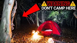 OVERNIGHT Haunted Camping EPPING FOREST | STALKED WHILE WE SLEEP part 2