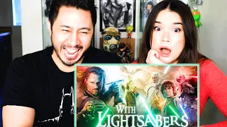 THE LORD OF THE RINGS WITH LIGHTSABERS | Immersion VFX | Reaction | Jaby Koay