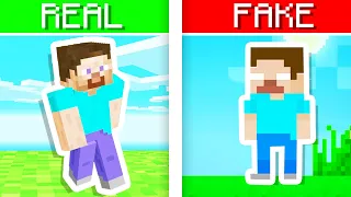 Playing FAKE Minecraft Games..