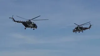 Mi-24 Hind & Mi-171Sh Hip Czech Air Force RIAT 2022 Saturday