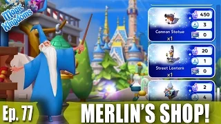 MERLIN'S MAGIC SHOP AND NEW QUESTS! UPDATE #10! - Disney Magic Kingdoms Gameplay - Ep. 77