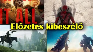 A legújabb Előzetes kibeszélők- Godzilla x kong, Deadpool 3, egyebek