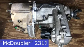 "McDoubler" How I built a Jeep Comanche 231 Doubler Transfer Case 231/231 Dual Cases Twin Stick