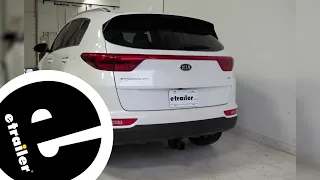 etrailer | Trailer Hitch Installation - 2017 Kia Sportage - Curt