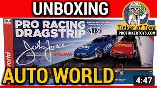 UNBOXING - 13’ Pro Racing Dragstrip HO Scale | Auto World