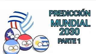 PREDICCIÓN MUNDIAL CENTENARIO 2030 |PARTE1|COUNTRYBALLS