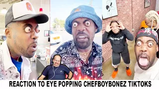 Reaction to FUNNY CHEFBOYBONEZ "Eye Popper'' TikTok Video Compilation 2022