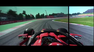F1 2020 Ferrari spain time attack Super Wide 21:9