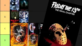 Ranking The Friday The 13th Movies (Tier Style!)