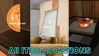 Ice Scream 6 All Item Locations Medallion,Metal Plate,Tape Etc