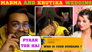 Mamba React On Who Is Your Husband Krutika🥰❤️ | Mamba Reacts #s8ul #mamba #krutikaplays #sid