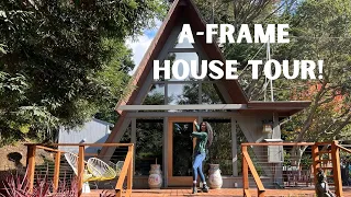 A-FRAME HOUSE TOUR with views of San Francisco!