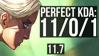 CAMILLE vs MORDEKAISER (TOP) | 11/0/1, 7 solo kills, Legendary, 300+ games | NA Diamond | v11.7