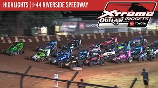 Xtreme Outlaw Midget Series I-44 Riverside Speedway October 14, 2022 | HIGHLIGHTS