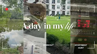 VLOG | DAY IN MY LIFE WORKING OUT WITH MY HUBBY,  APARTMENT HUNTING, CHIPOTLE & COSMETOLOGY SCHOOL