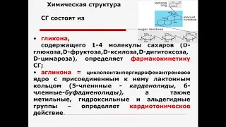 Фармакология. Сердечные гликозиды. Негликозидные кардиотонические средства