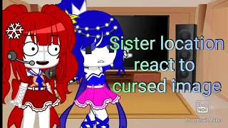 sister location react to cursed image (Cia-!) #sisterlocation (sorry short)