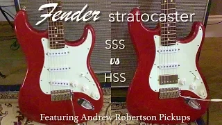 Fender Stratocaster Comparison: SSS vs HSS