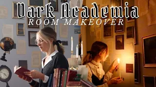 Dark Academia Room Makeover 🕰🕯📚