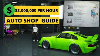 Get $3,000,000 PER HOUR with Auto Shop Heists! Full Auto Shop Heist Gudie for GTA Online 2023