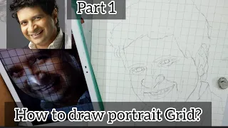 how to draw KK'sportrait|Grid workTutorial video| @aninditamistipinky @artmindanindita9950