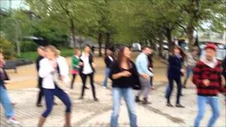 Electric Slide flashmob, London (wmv version)