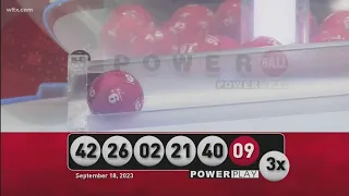 Powerball: September 18, 2023