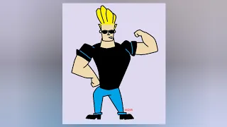 Johnny Bravo Drawing | Johnny Bravo | Cartoon | Art | MS Paint | Easy Drawing | How to Draw | Anime