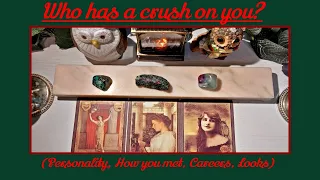 🌹🔮Tarot Pick-A-Card: WHO HAS A CRUSH ON YOU?(PERSONALITY, CAREERS, HOW YOU MET, LOOKS)?🌹🔮