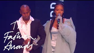 Rihanna wins Urban Luxe Award for Fenty | The Fashion Awards 2019