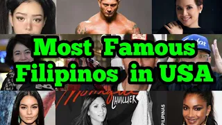 Famous Filipinos in the US? #philippines #usa #famous