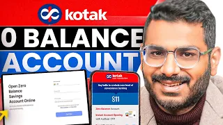 Kotak Mahindra Bank Open Account Zero Balance | Kotak 811 Account Opening Online Zero Balance