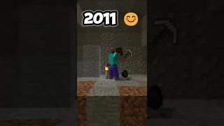 Modern VS Old: Minecraft 😔 🕹️#Minecraft #MinecraftShorts #Nostalgia #MC #minecraftnostalgia