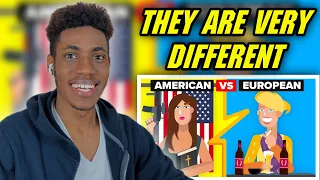 American Girls vs European Girls - How Do They Compare? || FOREIGN REACTS