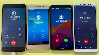 Incoming Call / Outgoing Call / Honor 7A Vs Honor 5A / Xiaomi Redmi Note 5 Vs Note 5A, MADNESS CALL