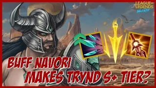 Buff Navori makes Trynda S++ tier?