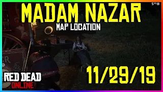 Red Dead Online - Madam Nazar Map Location 11/29/19 I November 29 RDR2