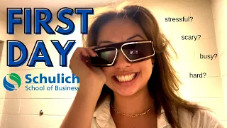 [Selina@Schulich Season 1] Ep.02: FIRST DAY AT SCHULICH VLOG | getting ready, uni classes, new job