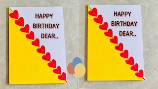 DIY-Best BIRTHDAY Card🎉| Beautiful Greeting card for Birthday🥰|#papercrafts #shorts #ytshorts #diy