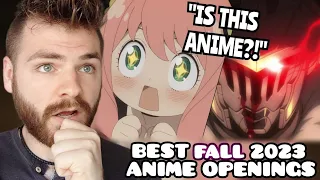 First Time Reacting to "The Best ANIME Openings Of All Time" | 2023 FALL EDITION | New Anime Fan!