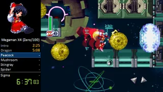 Megaman X4 Speedrun "Zero/100%" (45:02)