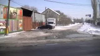 Тараз (Джамбул) Видео-панорама перекрестка: Ворошилова - Маяковского