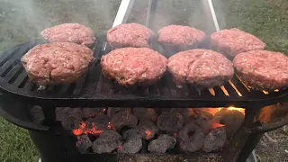 How to Cook Burgers on the Lodge Sportsman's Grill