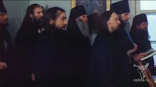 Кинохроника освящения храма Иоанна Предтечи в  оптинском скиту( 1990г)