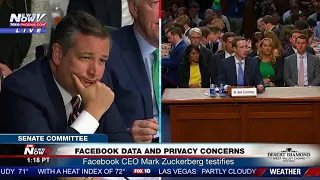 TED CRUZ GRILLING: Facebook CEO Mark Zuckerberg Under Fire (FNN)