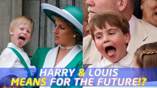 Naughty vs Cheeky! Prince Louis & Prince Harry 🤴