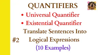 2. Quantifiers in discrete Mathematics | Universal Quantifiers |Existential Quantifiers #quantifiers